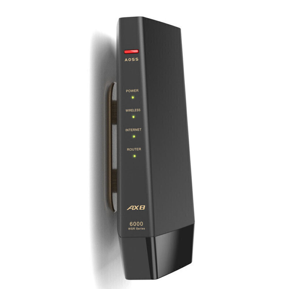 BUFFALO バッファロー AirStation WSR-6000AX8-MB (マットブラック