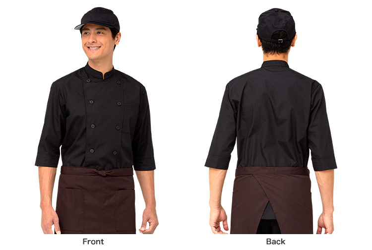 ダブルタイプコックシャツ/七分袖[男女兼用](31-AS6021) | チトセ株式