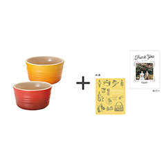 ル・クルーゼ[Le Creuset]のル・クルーゼ ラムカン(2個入り)マット