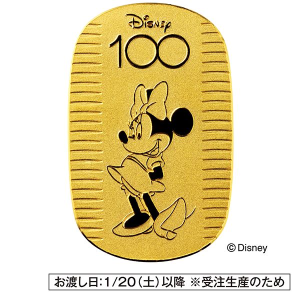 Disney100 純金 ミニーマウス小判 10g(Disney100)の商品詳細ページ