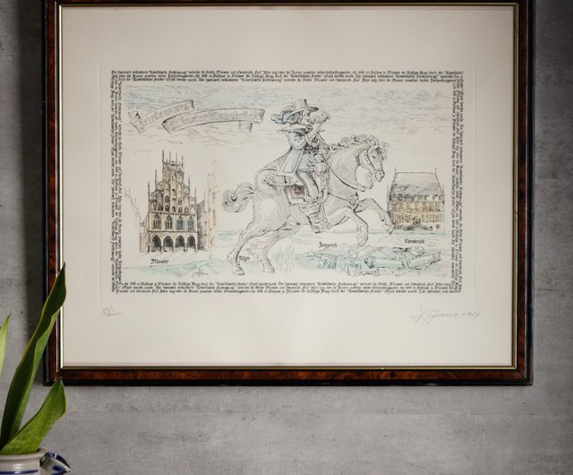 台湾 1987年 ドイツ ウェストファリア平和条約 限定版 サイン入り