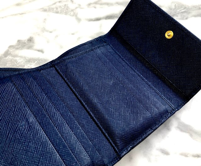 日本直送 名牌中古包 】PRADA プラダ トライアングルロゴ サフィアーノ