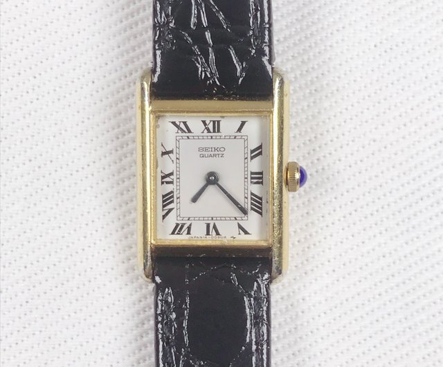 台湾 セイコータンクモデル1980年代ヴィンテージレディース腕時計
