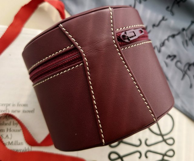 香港 未使用品 LOEWE ダークレッド ジュエリーボックス ジュエリー