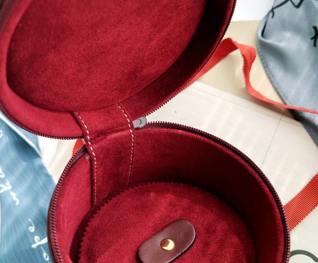 香港 未使用品 LOEWE ダークレッド ジュエリーボックス ジュエリー