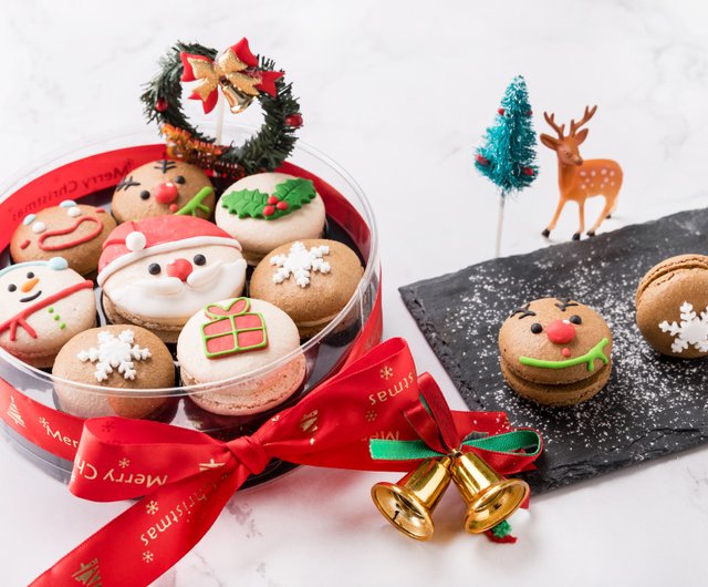 台湾 クリスマスマカロンギフトボックス/クリスマスギフトボックス