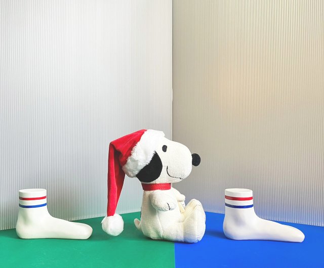 台湾 BON TON TOYS スヌーピー ぬいぐるみ - クリスマス ドッグ 17cm