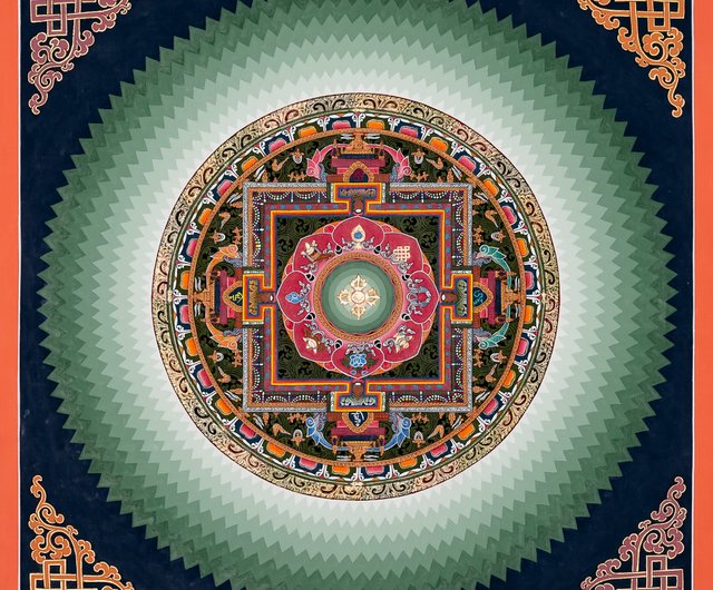 ネパール 調和の取れた宇宙曼荼羅 存在の流れを受け入れる Boudha