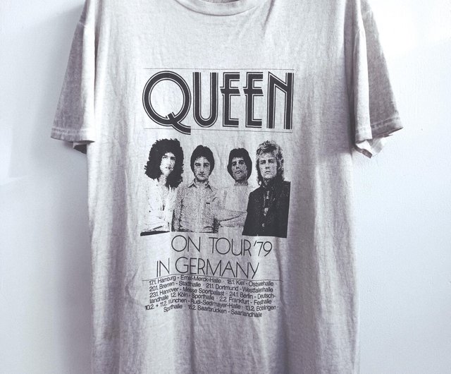 送料無料 10%OFF】タイ クイーン Tシャツ、オン・ツアー '79 ドイツ