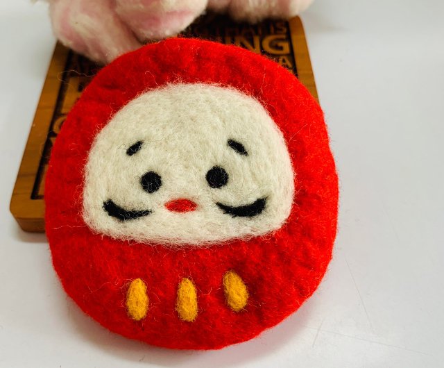 台湾 だるま 福の神 スマートキーケース ネックストラップ・ハンド