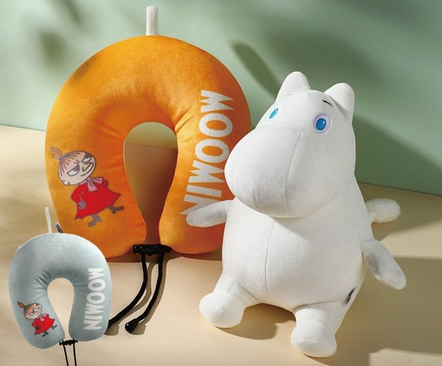 台湾 【MOOMIN×VIPO】2-in-1 ムーミン人形ネックピロー トラベルピロー