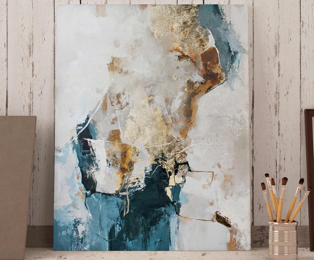 送料無料 25%OFF】ウクライナ ブルーゴールドの絵画 | ブルーゴールド