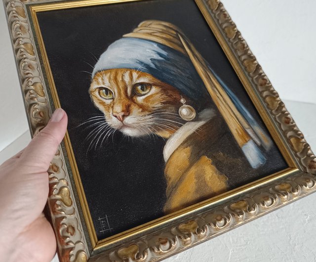 油絵 菅家令子 絵 絵画 インテリア F3-051821 祈り 犬(猫)と女の子