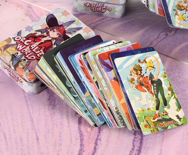 異人幻想タロット サイバーパンクファンタジーカード 宇宙ネオン占い