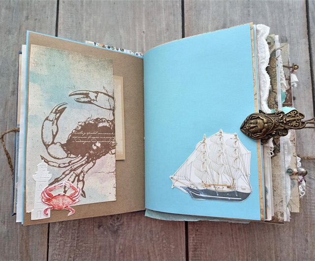 ベラルーシ 大きなマーメイドジャンクジャーナル 手作り 厚手