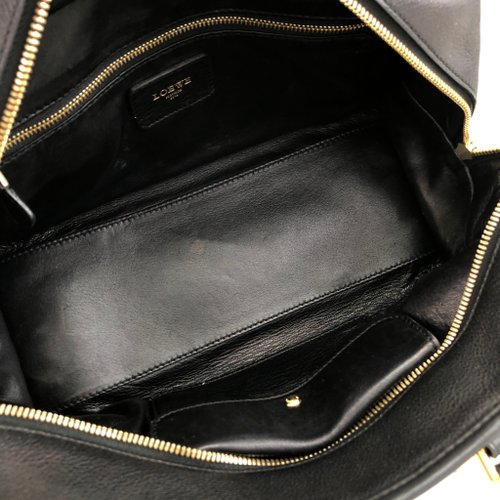 日本直送 名牌中古包 】LOEWE ロエベ アマソナ28 パドロック レザー