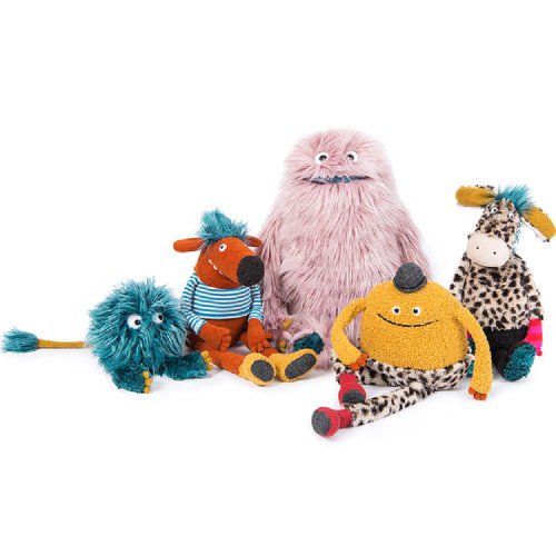 台湾 フランスのムーラン・ロティ アフロブルーヘアモンスター 25cm