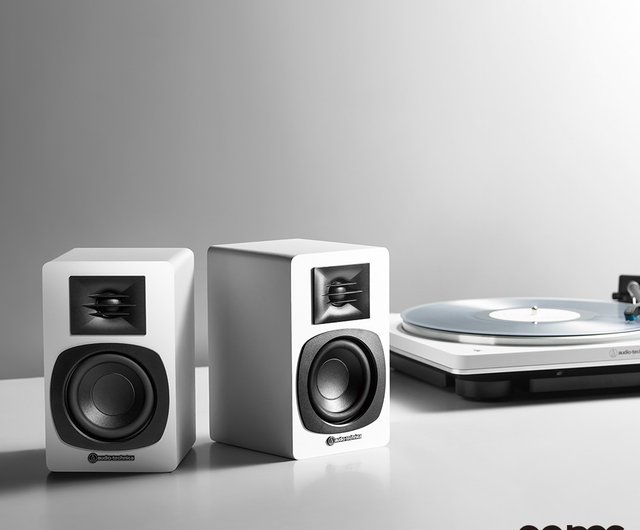 台湾 オーディオテクニカ AT-SP3X アクティブブックシェルフスピーカー