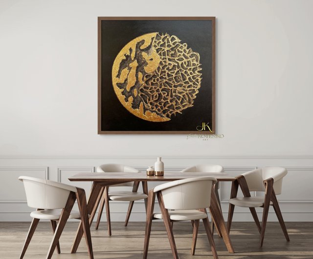 送料無料 15%OFF】アラブ首長国連邦 キャンバスに描かれた大きな抽象画