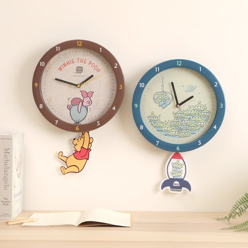 17%OFF】台湾 Disney Swinging Clock - ディズニー正規認定 三つ目の