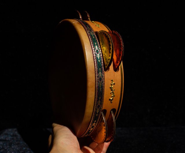 Ultreya Riq 鹿革タンバリン パンデイロ Riqq タンバリン エジプト