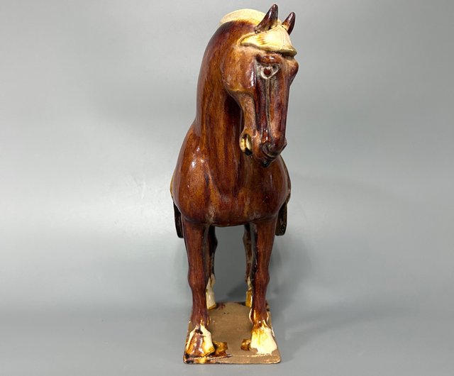 台湾 唐三彩馬の置物 コレクター - Pinkoi