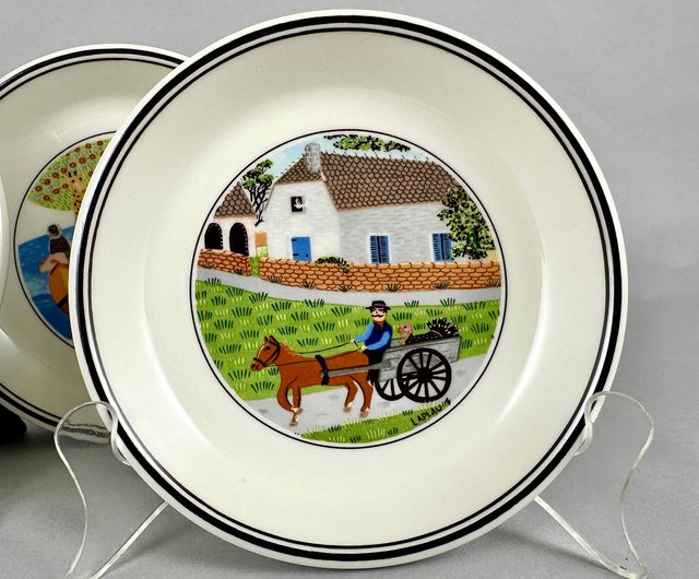 ベルギー ビレロイ ボッホ デザイン ナイフ スモール プレート by