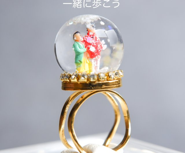 エターナル・スノードームリング ISABELLA | リング・指輪 - Pinkoi