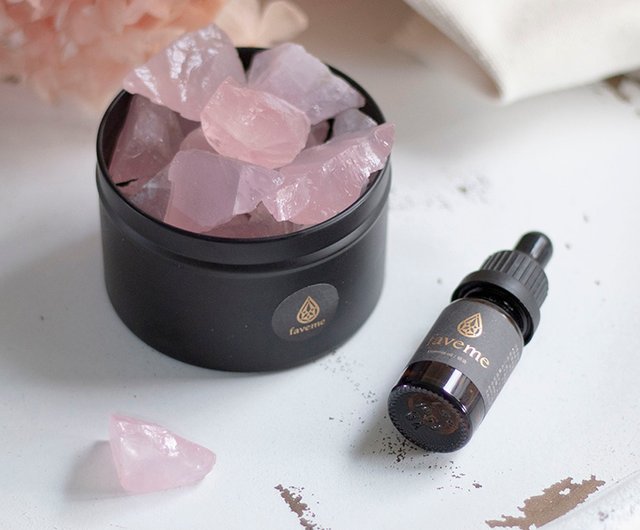 送料無料】台湾 天然水晶ストーンディフューザーアロマオイルセット