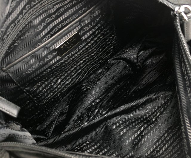 日本直送 名牌中古包 】PRADA プラダ ショルダーバッグ ブラック