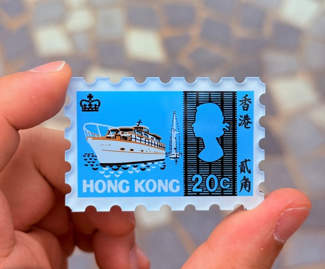 香港 マグネット 海上交通工具記念切手 thelaneshk - Pinkoi