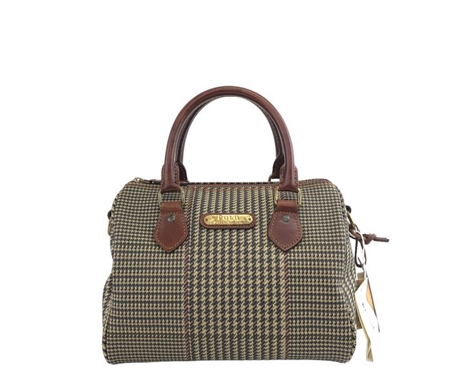 日本直送 名牌中古包 】RALPH LAUREN ラルフローレン グレンチェック