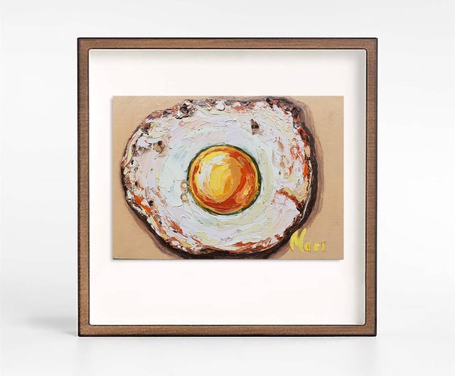 タイ 卵の絵 ランチ フード オリジナルアートワーク 朝食 オムレツ
