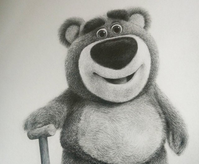 香港 【オーダーメイド】ペット・動物の鉛筆スケッチ 手描きイラスト