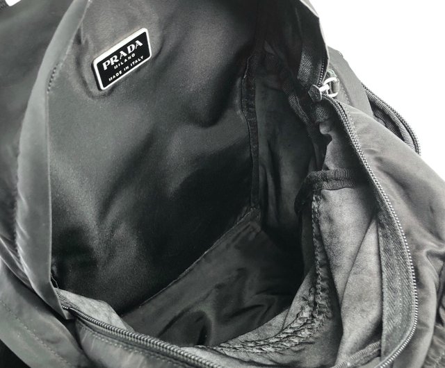 日本直送 名牌中古包 】PRADA プラダ バックパック ブラック