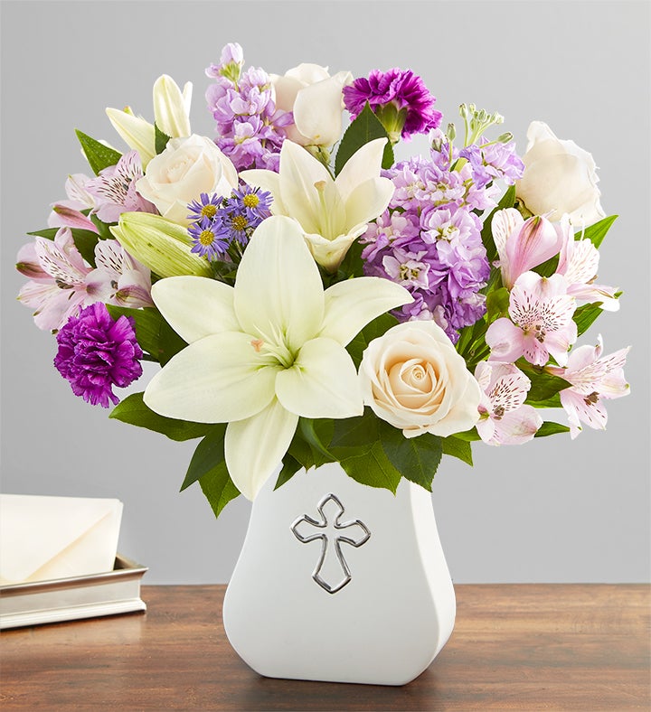 Sacred Blessings™ Lavender & White | 1800flowers.com