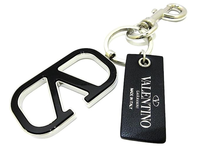 Valentino Garavani V logo Black Metal ref.940381 - Joli Closet