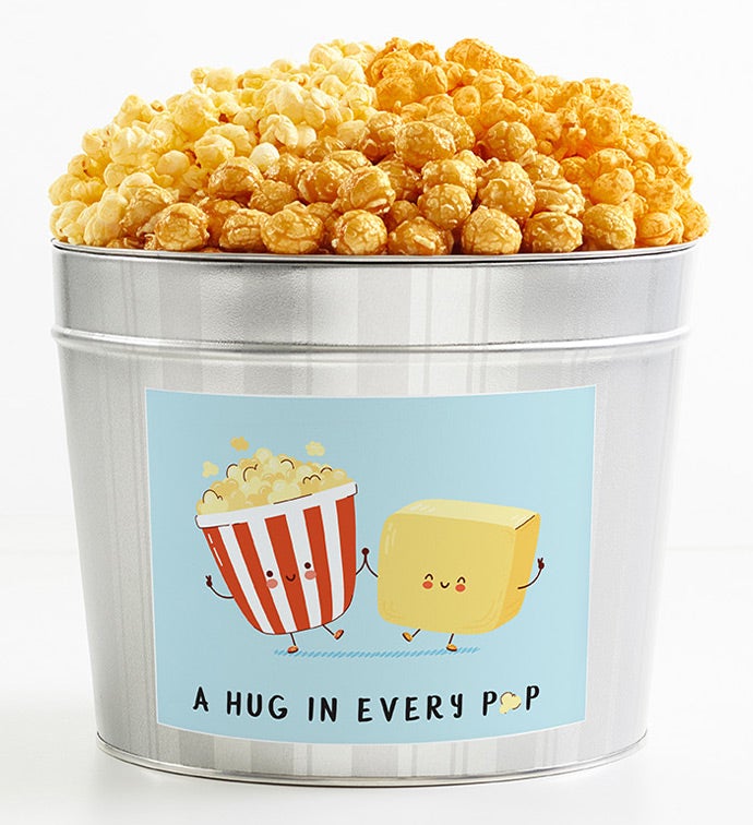 Tins With Pop® A Hug In Every Pop | The Popcorn Factory