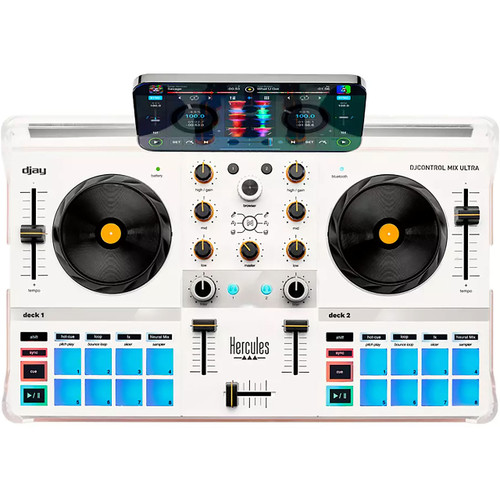 Hercules DJ Starter Kit with Starlight Controller, Speakers