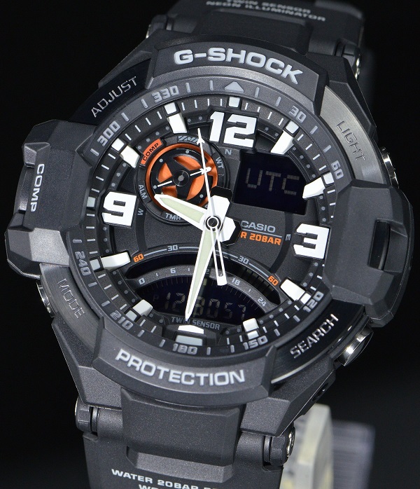 G-Shock Sky Cockpit Gravity Master Neon GA-1000-1AJF - Shopping In