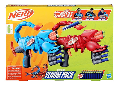 Hasbro Nerf Wild Venompack Dart Launchers with 20 Dart Blasters