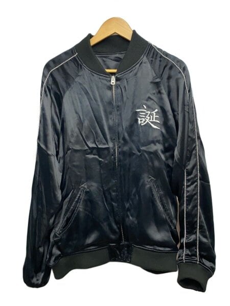 RUDE GALLERY(ルードギャラリー) / スカジャン/XL/レーヨン/BLK | 古着