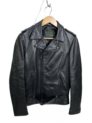 Schott(ショット) / シングルライダースジャケット/34/レザー/BLK