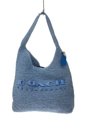 COACH(コーチ) / ショルダーバッグ/レザー/BLU/無地/20315 | 中古品の