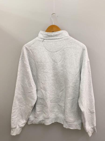 HUF(ハフ) / トップス/L/コットン/WHT/無地/114910/ハーフジップ