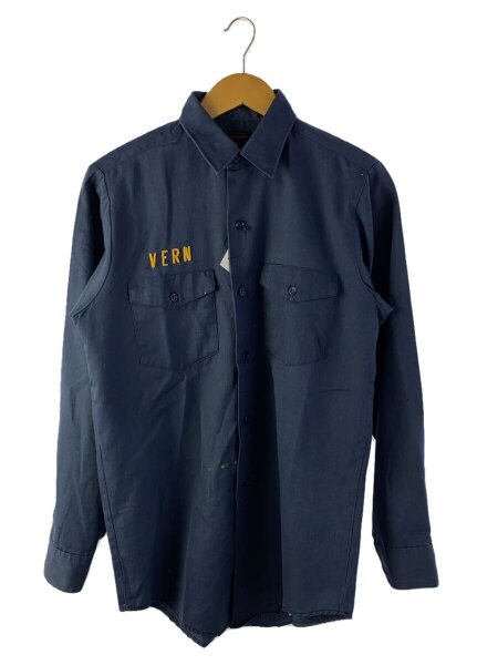 Lee(リー) / 60～70sワークシャツ/M/コットン/NVY/無地/汚れ有 | 古着