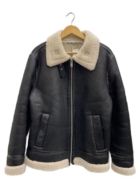 ZARA(ザラ) / レザージャケット・ブルゾン/L/フェイクレザー/BL