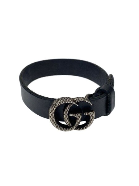 GUCCI(グッチ) / ブレスレット/レザー/BLK/レディース | 中古品の販売