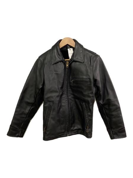 Schott(ショット) / シングルライダースジャケット/34/レザー/BLK