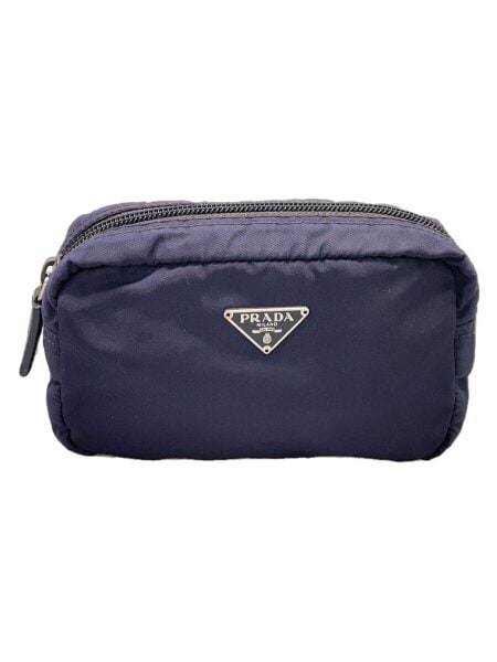 PRADA(プラダ) / ポーチ/ナイロン/NVY | 中古品の販売・通販なら